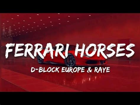 strippers tits in my face|Lyrics for Ferrari Horses by D.